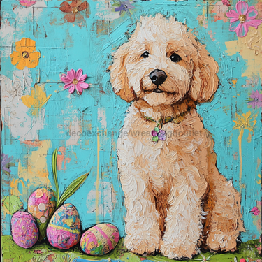 Dog Sign, Doodle Sign, DCO-12980, Sign For Wreath, 10x10